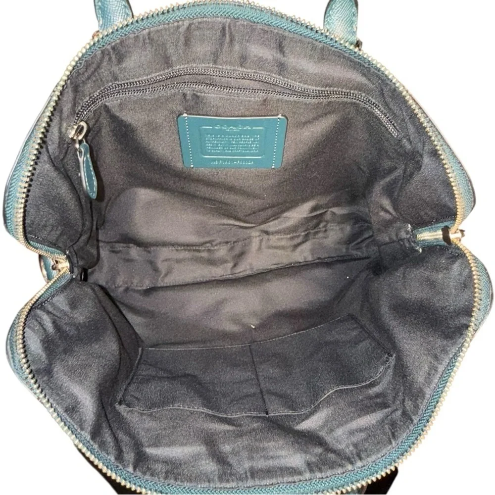 NWOT New Coach Beckett Forest Green Portfolio Briefcase
